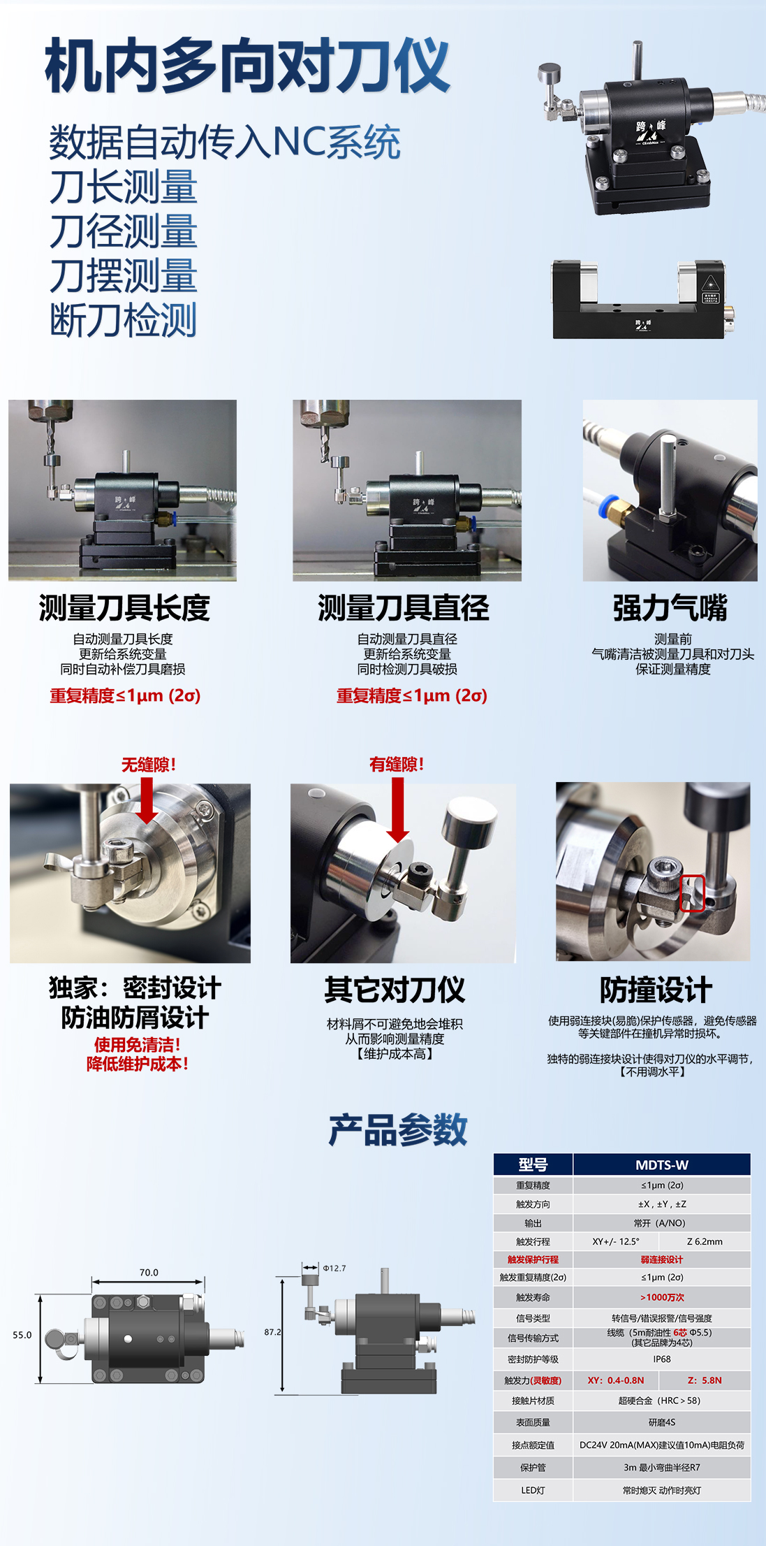 跨峰精密刀摆仪产品详情
